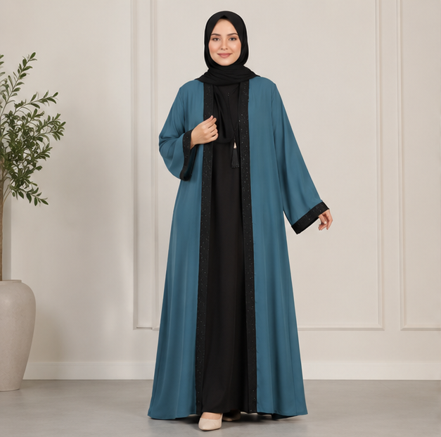 Front Open Abaya
