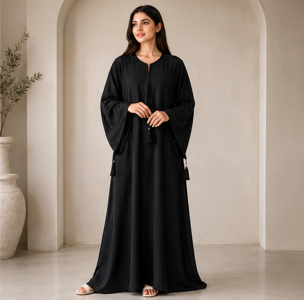 Al-Haram Noir Grace Flow Abaya