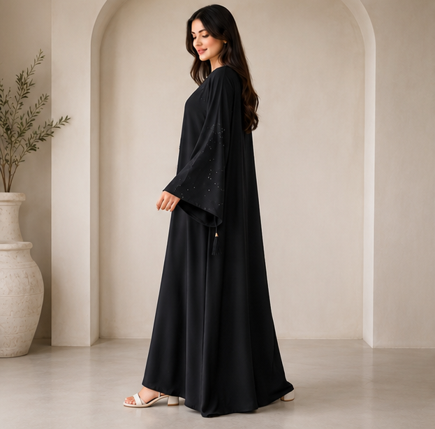 Al-Haram Noir Grace Flow Abaya